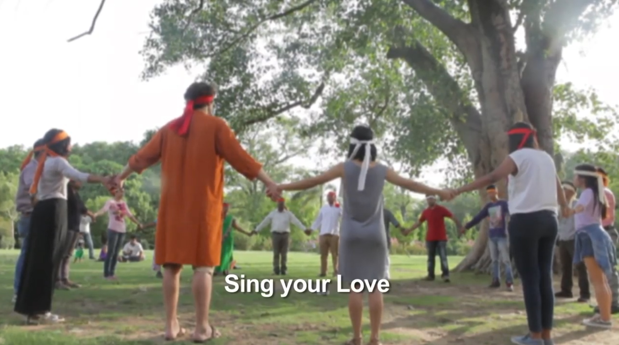 Cercle de chant au Lodhi Garden